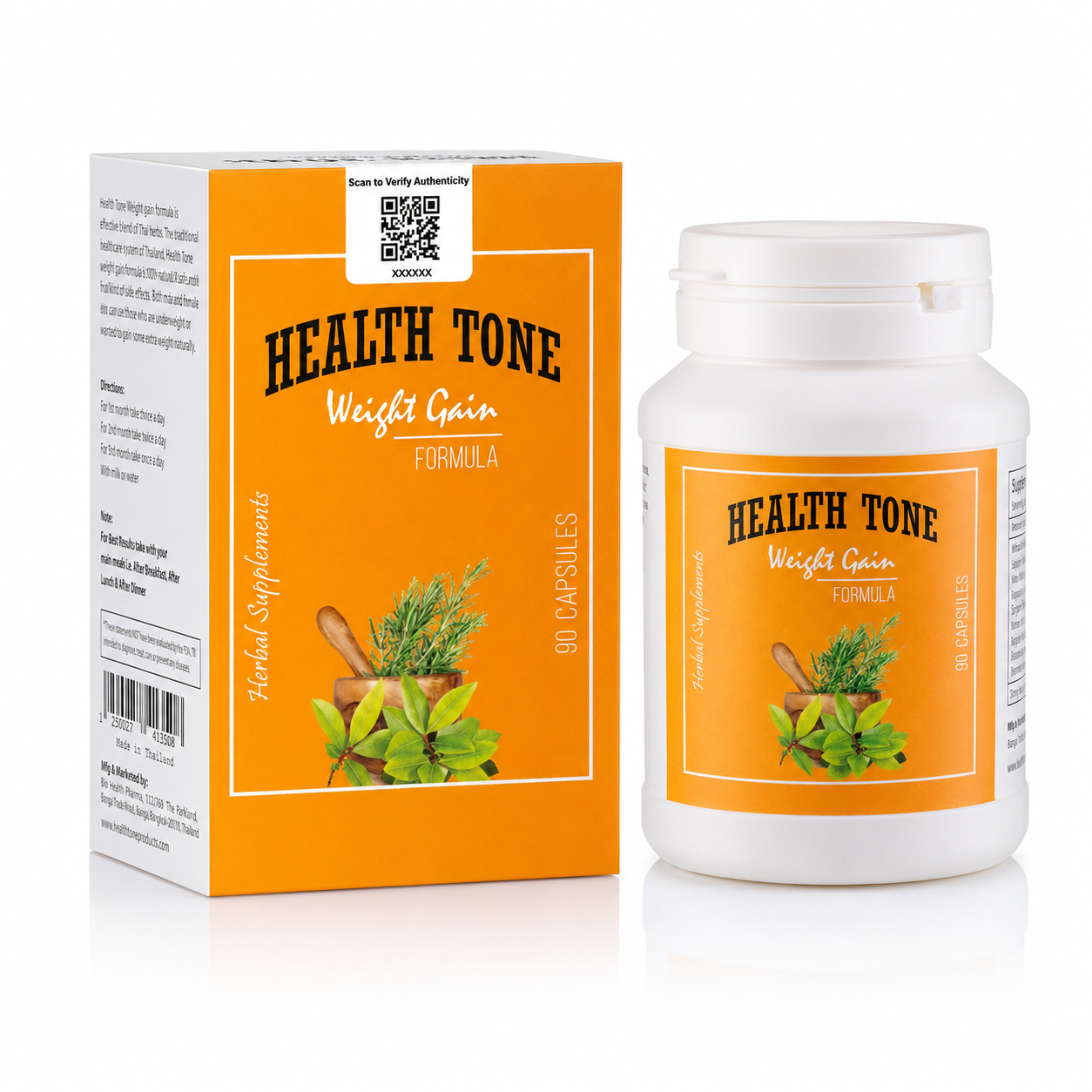 Health Tone Herbal Capsules – Appetite, Nutrition & Wellness Support