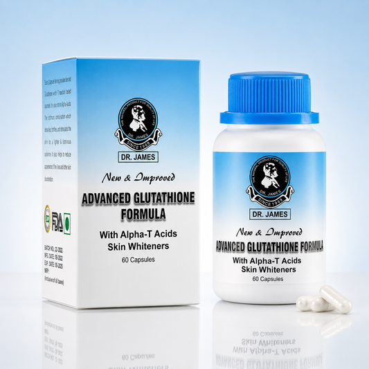 Dr. James Glutathione Capsules – Daily Beauty Supplement for Skin Radiance, Glow Support & Wellness Care