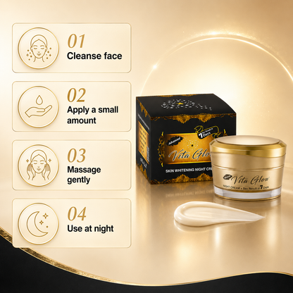 Vita Glow Advanced Night Cream – Radiance Support Night Care Cream for Bright, Glowing-Looking Skin