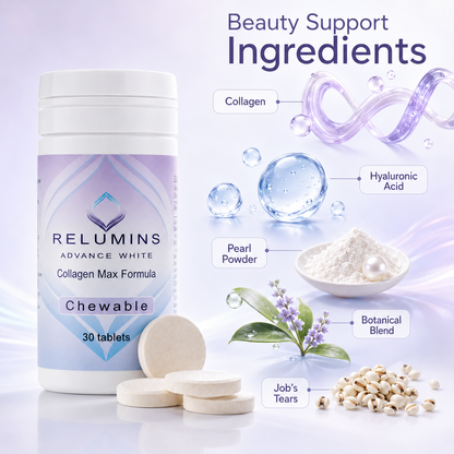 Relumins Collagen Chewable Tablets – Skin Glow & Beauty Support