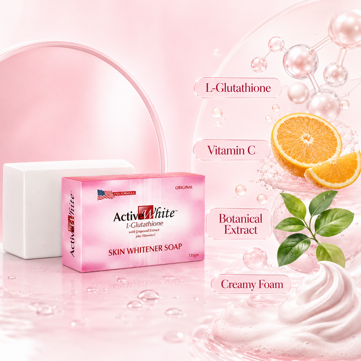 Translation missing: en.Formula breakdown graphic detailing the vitamin C and grapeseed extract antioxidant beauty care blend