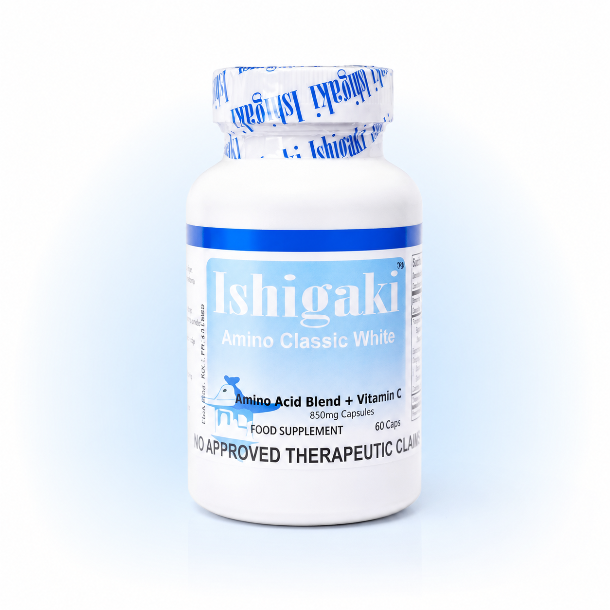 Translation missing: en.Ishigaki Amino Classic White capsules bottle for daily skin glow and radiance support